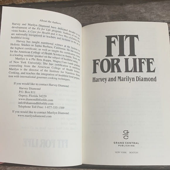 Fit For Life book - Picture 6 of 6